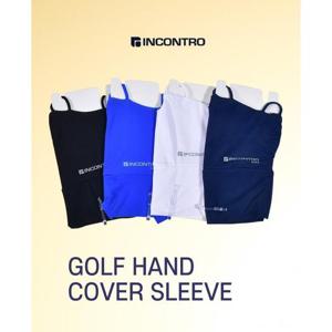 손바닥오픈 오른손전용 FREE(오른손착용) 자외선차단 네이비 인콘트로 손등토시