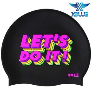 엑스블루 실리콘 수모 수영모 Z22756 여자수영모 비치웨어