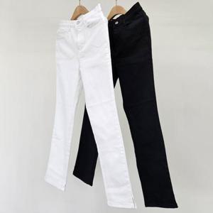 빅사이즈데일리바지 T027L410 티지밑단트임면일자팬츠 CA