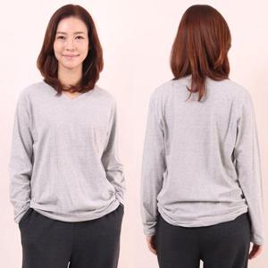 빅사이즈기본티 6799L411 데일리강연코튼티 WW