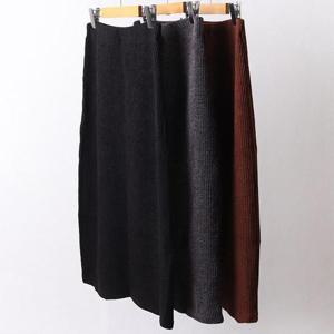 빅사이즈니트스커트 3778L411 베이직니트골지H스커트 WX