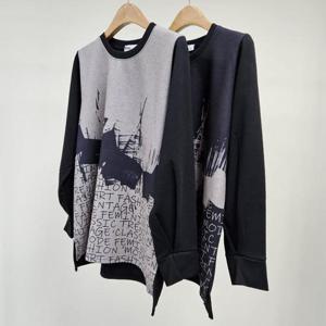 빅사이즈캐릭터티 T120L411 빈티지기모나염루즈핏티 OL