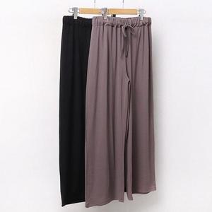 빅사이즈통바지 4098L411 촉감굳끈밴딩와이드팬츠 WX