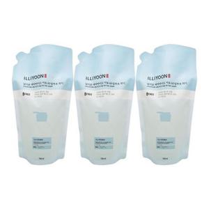 일리윤 세라마이드아토 6.0 탑투토 워시 500ml(리필) 약산성 삼푸 겸용 올인원 3개 Ss