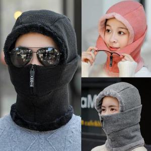 플러피집업워머 퍼니트워머 머프 겨울 넥워머 털후드