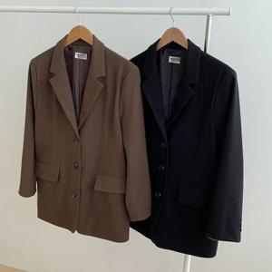 빅사이즈기본자켓 T150L411 쓰리와이드빈티지자켓 MO