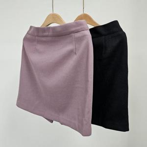 빅사이즈숏치마 T144L411 토크심플절개미니스커트 CR