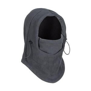 방한 후드 넥워머 그레이 겨울 모자목토시