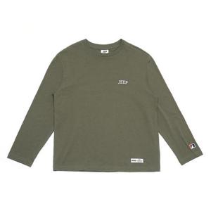 JEEP 24F/W 루즈핏 와펜장식 긴팔티셔츠 JP6TSU001