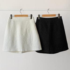 빅사이즈치마 Q242L411 트위드레어미니스커트 LT