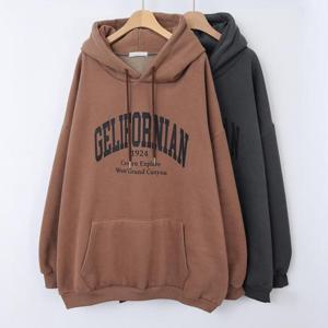 빅사이즈후드티 T233L411 포니아캥거루후드긴팔티 LY