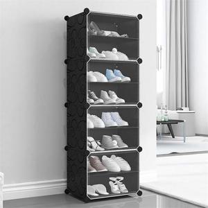 스톰 투명 도어형 신발장(8단) (40x127cm)