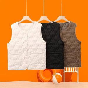 빅사이즈경량조끼 R305L411 포근포켓라이트베스트 DK