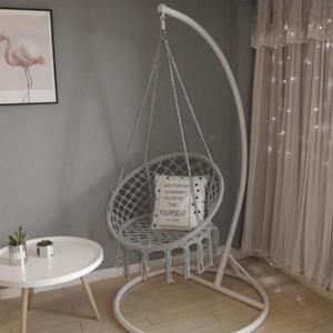 행잉체어(그레이) 삼밧줄 1인용 (GTH59093)코지 흔들의자