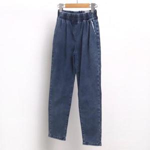 빅사이즈데님팬츠 7755L411 워싱슬림배기진 LO