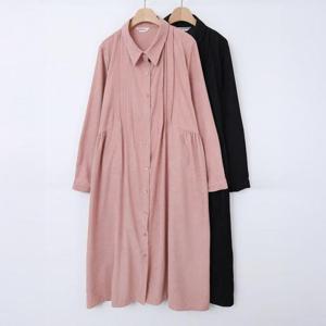 빅사이즈카라원피스 T284L411 애비뉴카라절개롱원피스 WB