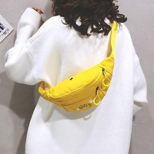 컬러풀한 이중지퍼 트렌디한 힙색 HT-1903