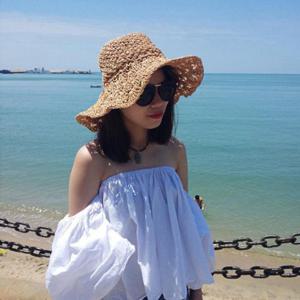 해변 왕골 밀짚 벙거지 SLT-DS95