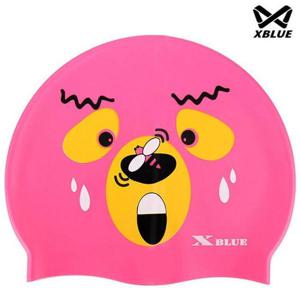 XBLUE 아동용 실리콘 수모 수영모 G04315 수영수모 운동