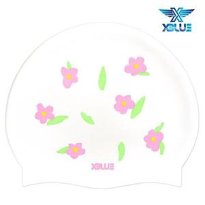XBLUE 실리콘수모 수영모 G055863 수영장모자 이쁜수모