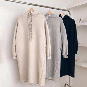 빅사이즈후드원피스 K619L411 후드끈기모안감원피스 GG