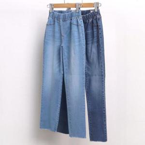 빅사이즈청바지 4580L411 밴딩고스판슬림진 LO