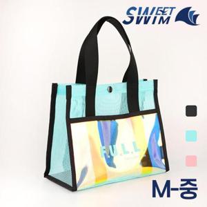스윗스윔 포켓 메쉬 망사가방 M JO21820 수영 취미용 천
