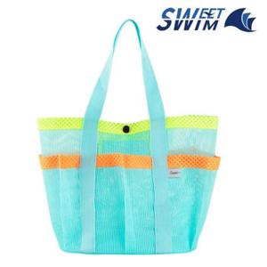 스윗스윔 메쉬 망사 수영가방 JO18492 방수가방 천가방