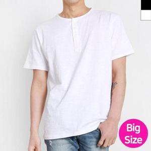 [쏘플라이트] TTA 1912 남자빅사이즈베이직헨리넥기본핏반