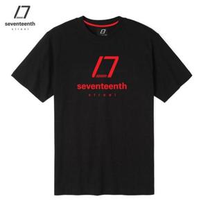 [SEVENTEENTH] STAN LOGO TEE - BLACK RED