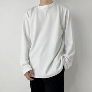 [582] 오버 드랍 라운드 무지 긴팔티[5COLOR/ONESIZE]