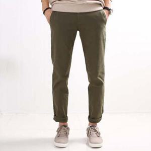 [시스터즈] 남성 베이직 노멀 스타일 슬림일자 면바지