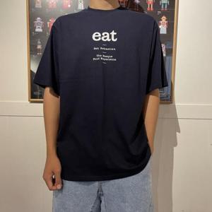 [582] 오버핏 EAT 레터링 반팔[3COLOR/ONESIZE]