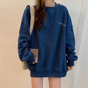 영문자수 루즈핏 맨투맨티셔츠 SD-210901