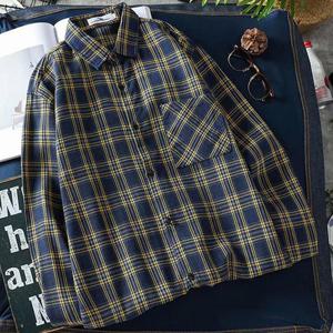 클래식한 디자인 남자 체크셔츠 캐주얼룩 데일리 남방