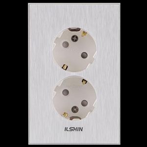 매입콘센트(우들릭) 2구 라이트