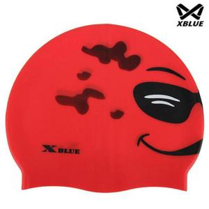 XBLUE 아동용 실리콘 수모 수영모 NM4325 수모디자인