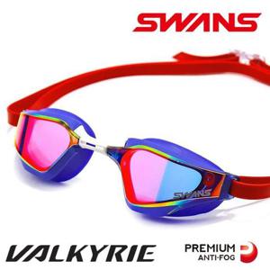 스완스 경기용 미러 패킹 수경 NM55351 수영장물안경