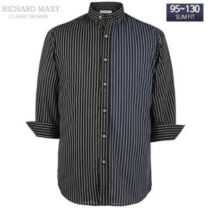 95-120 빅사이즈 칠부 슬림핏셔츠 - SMA6297