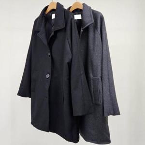 빅사이즈테일러코트 T448L412 심플캐시미어카라코트 IR