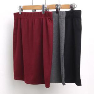 빅사이즈미니스커트 4819L412 5부일자밴드치마 WW