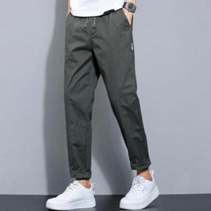 빅사이즈 허리밴딩 남성 IS-PA024 팬츠 롤업 슬랙스