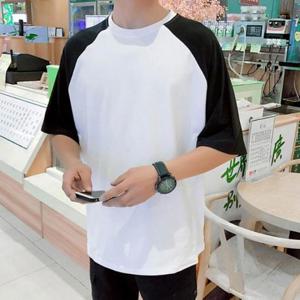 무지티셔츠 INSUM94 라운드넥 남자반팔티 오버핏 단가라