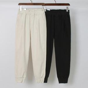 빅사이즈밴딩바지 Q259L412 배기밴드스판면조거팬츠 LO