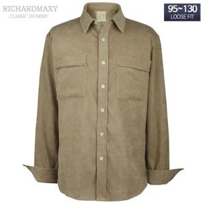 95-120 빅사이즈 코듀로이 골덴 루즈핏셔츠 - SMA6806