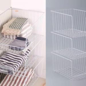 수납 네트망 다용도 걸이식 정리함 선반 옷장 바스켓