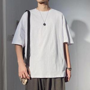 INSUM72 티셔츠 레이어드 반팔 오버핏 무지 2컬러