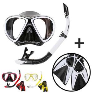 마레스 레저용 마스크 스노클 오리발세트 TI1645 헬스