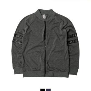 커플시밀러룩 소매포인트자수 블루종자켓