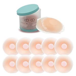 엔비 [체험특가] 실리콘 니플패치 원형 5쌍 10p 여성 노브라 누드브라